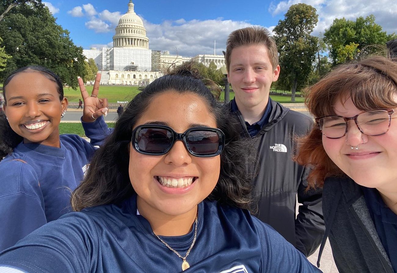 Students at the US Capitol