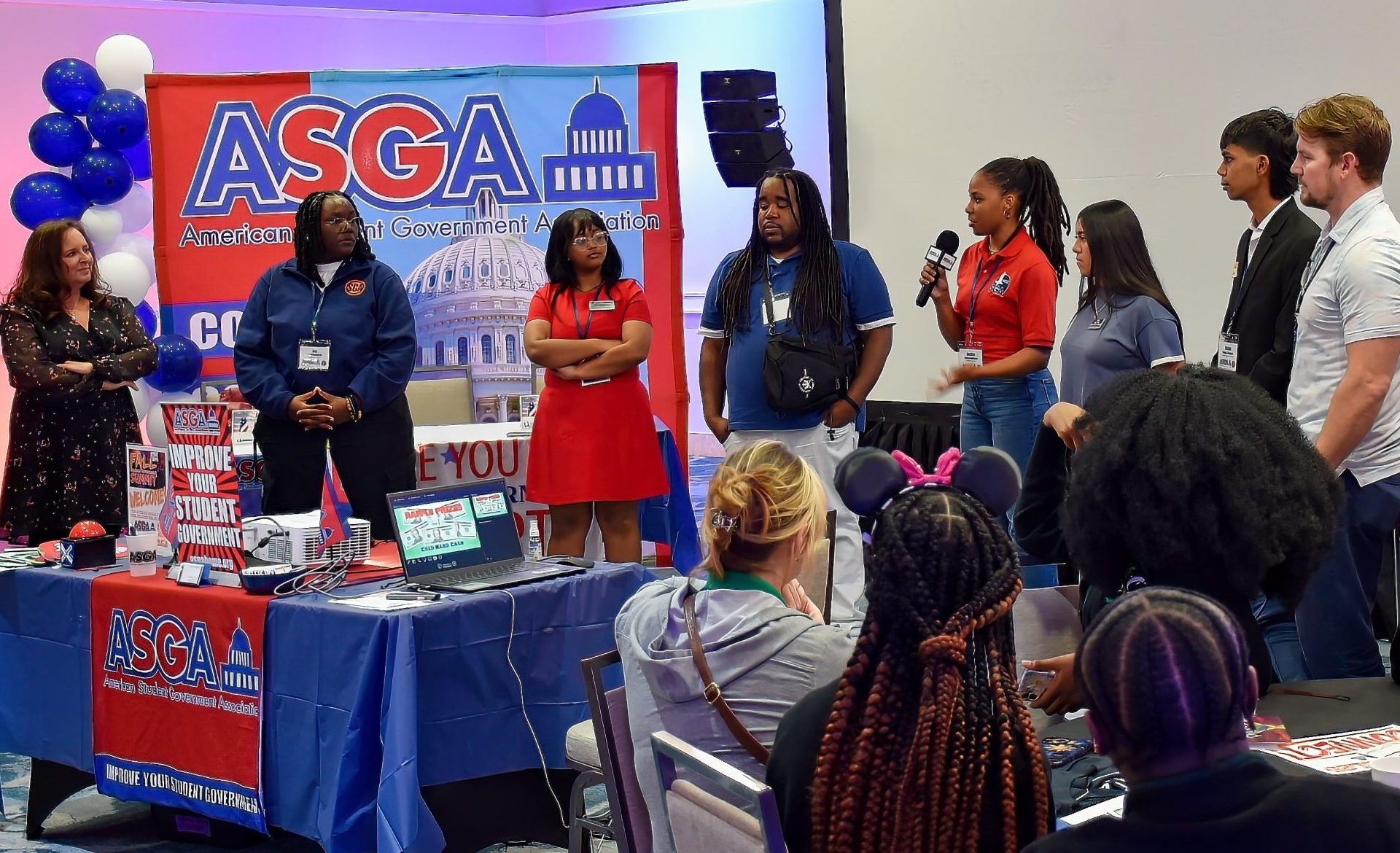 ASGA Fall Summit students presenting