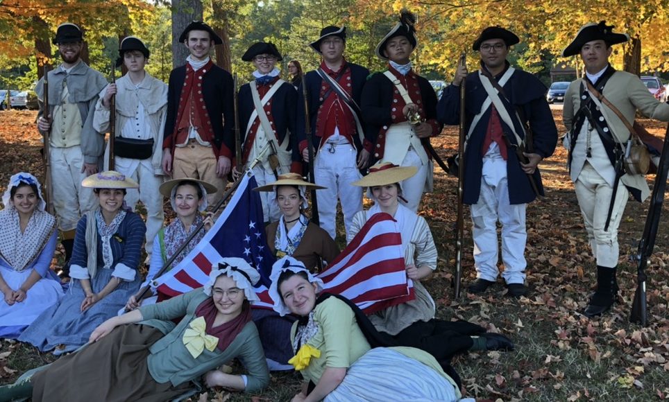 Colonial reenactors