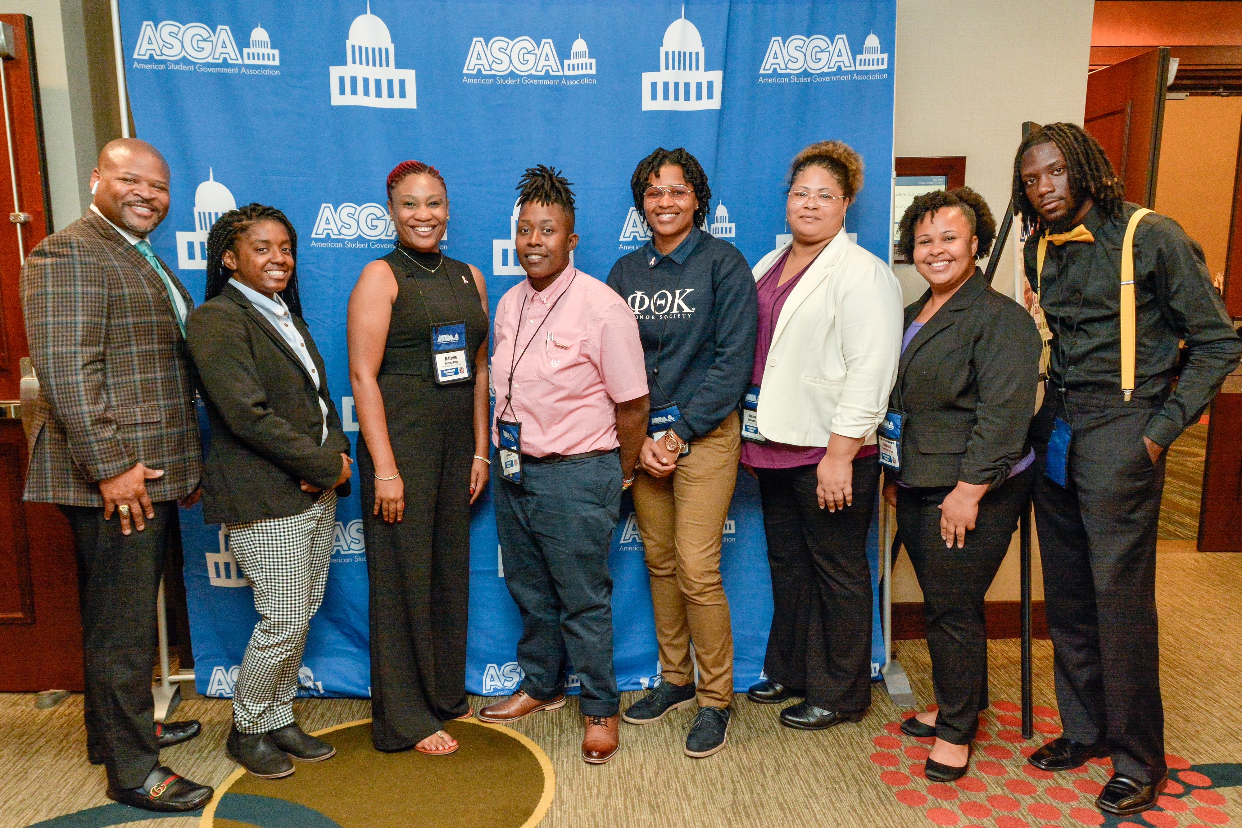 Student leaders at ASGA conference